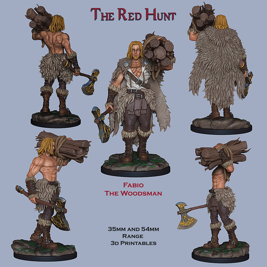 Fabio, The Woodsman | The Red Hunt | Ronin Arts Workshop