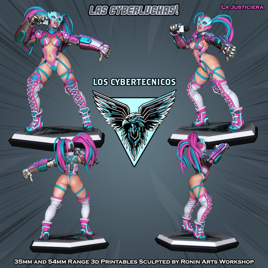 Cyber Luchador - La Justiciera | Ronin Arts Workshop