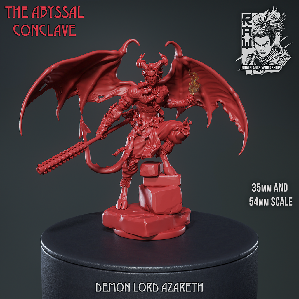 Demon Lord - Azareth | The Abyssal Conclave | Ronin Arts Workshop