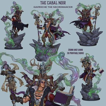 Gavroche The Necromancer | Fantasy RPG Miniatures | Ronin Arts Workshop
