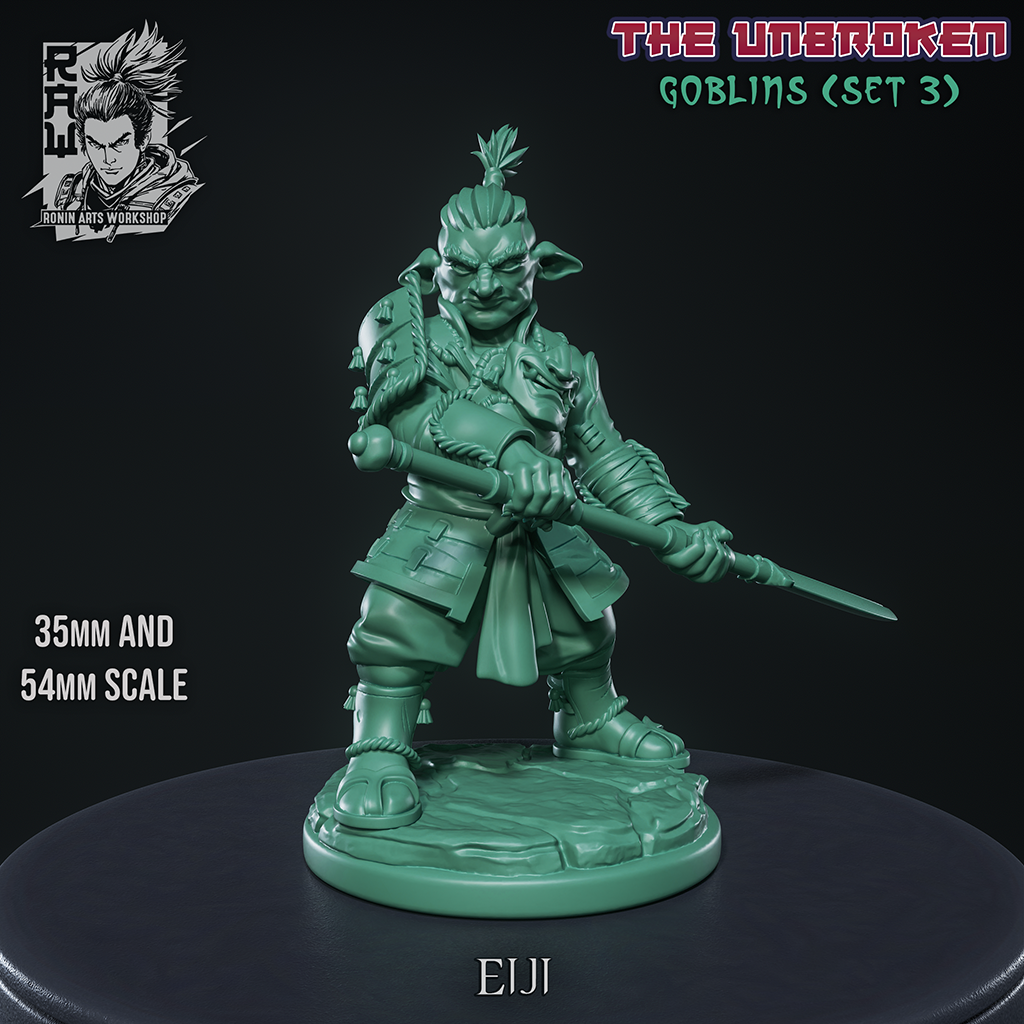 Eiji - Goblin Samurai Lancer