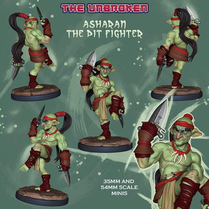 Asharan - Goblin Pit Fighter