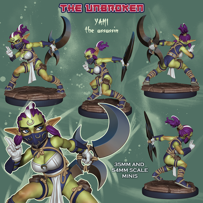 Yami The Assassin - Female Goblin Ninja