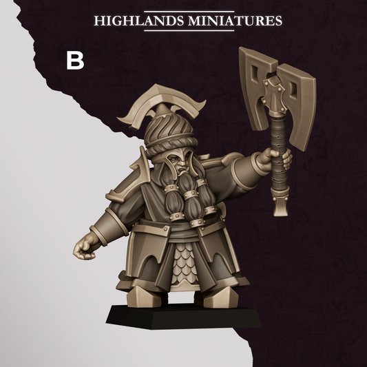 Marduk Commanders | Sons of Marduk | Highlands Miniatures