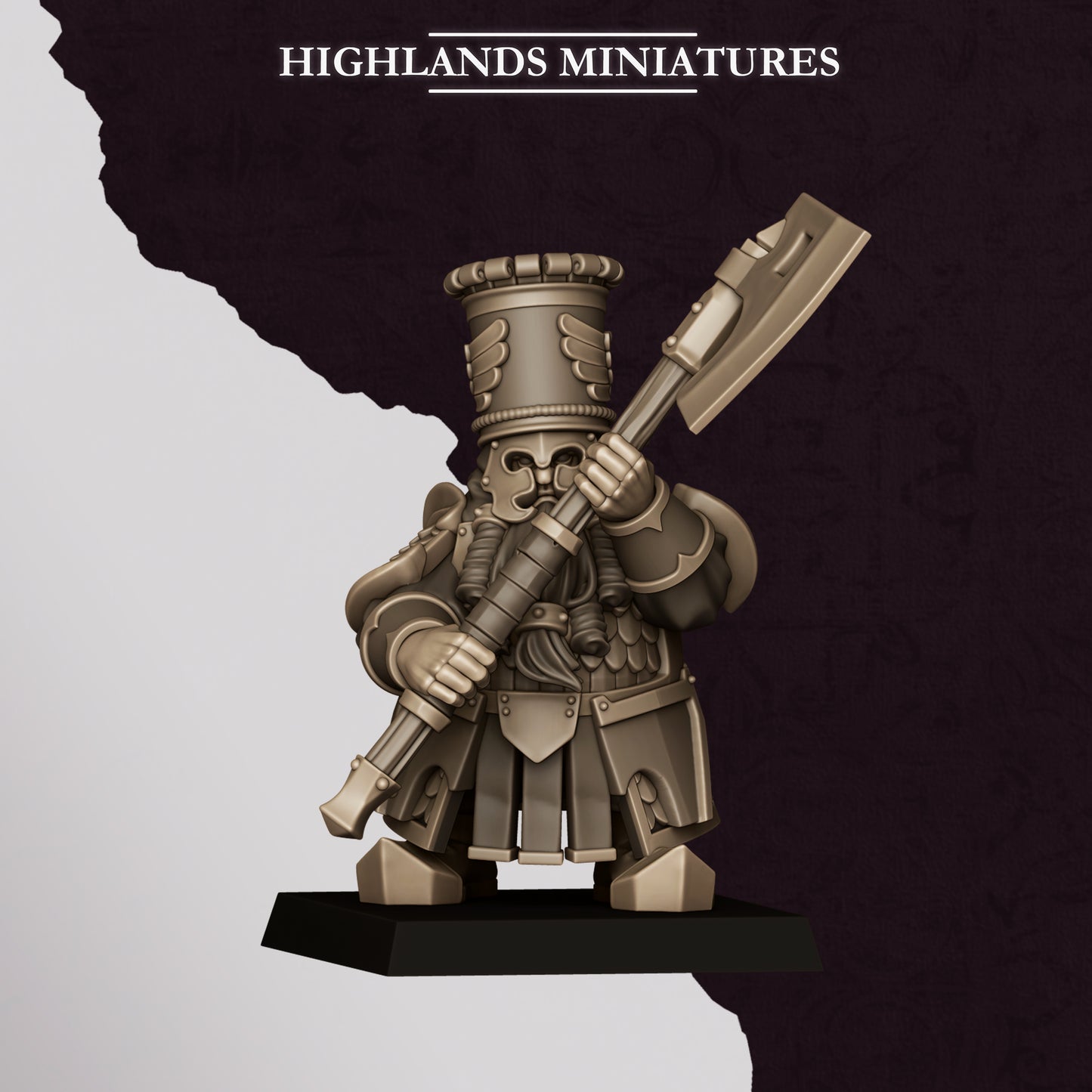 Marduk Heavy Guard (Greataxe) | Sons of Marduk | Highlands Miniatures