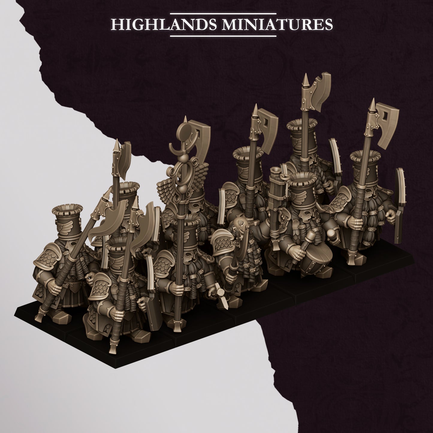 Marduk Heavy Guard (Axe/Shield) | Sons of Marduk | Highlands Miniatures