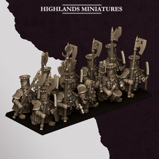 Marduk Heavy Guard (Axe/Shield) | Sons of Marduk | Highlands Miniatures