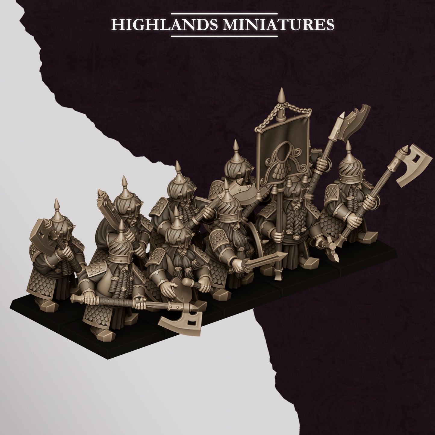 Marduk Warriors (Greataxe) | Sons of Marduk | Highlands Miniatures