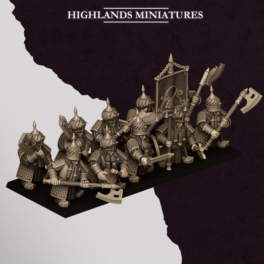 Marduk Warriors (Greataxe) | Sons of Marduk | Highlands Miniatures