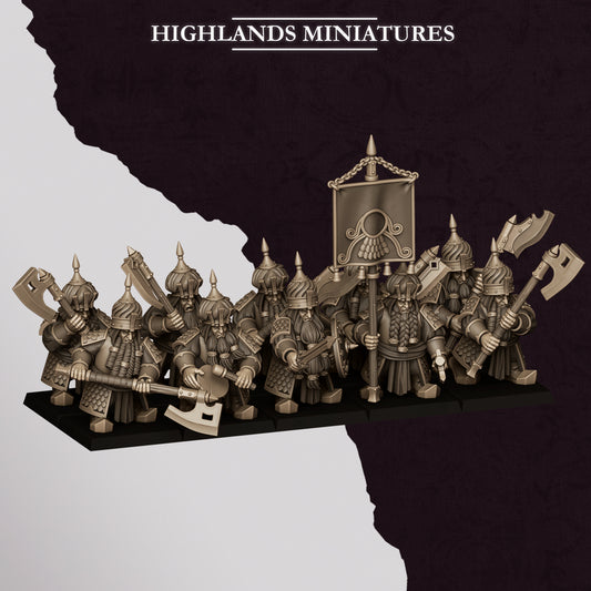Marduk Warriors (Greataxe) | Sons of Marduk | Highlands Miniatures