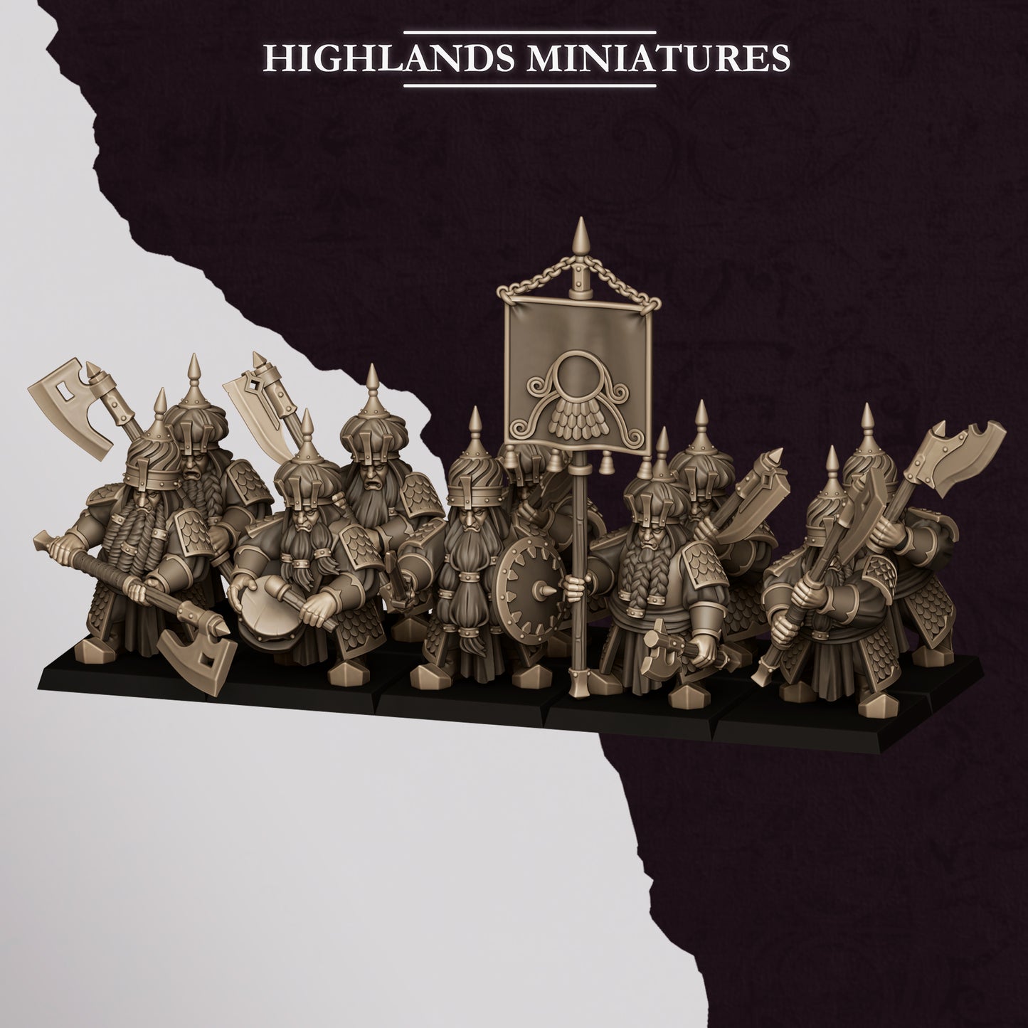 Marduk Warriors (Greataxe) | Sons of Marduk | Highlands Miniatures