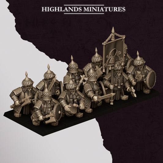 Marduk Warriors (Axe/Shield) | Sons of Marduk | Highlands Miniatures