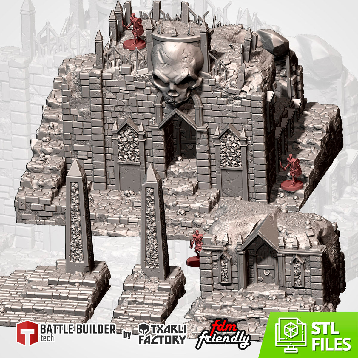 Cursed Mausoleum Ruined Necropolis Set