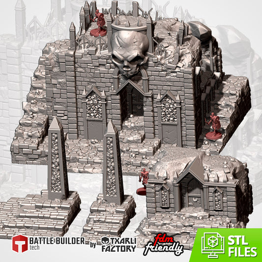 Cursed Mausoleum Ruined Necropolis Set