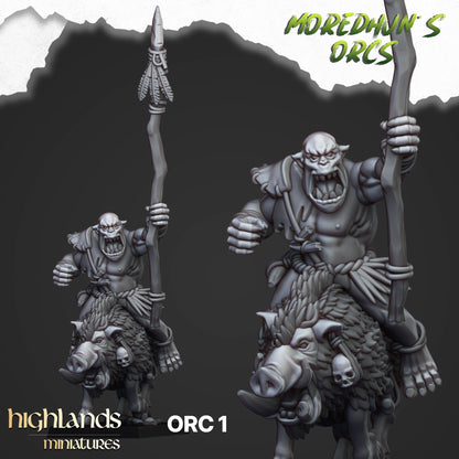 Mounted Cave Orcs