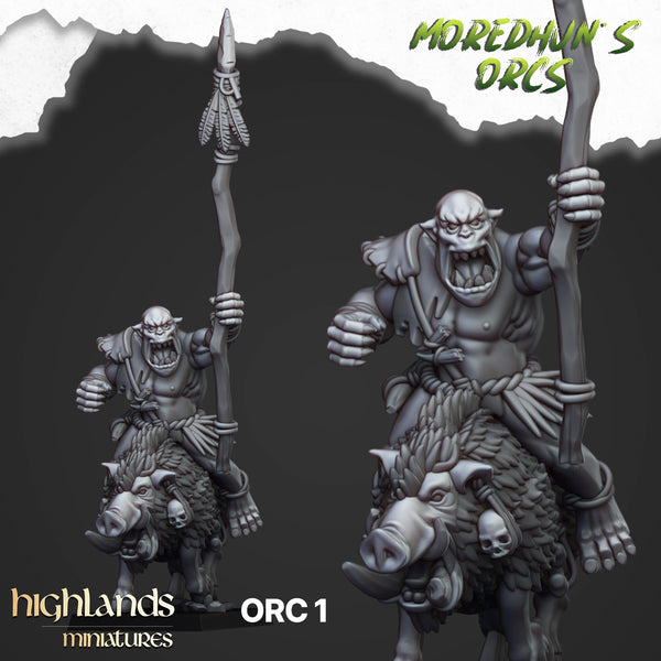 Mounted Cave Orcs