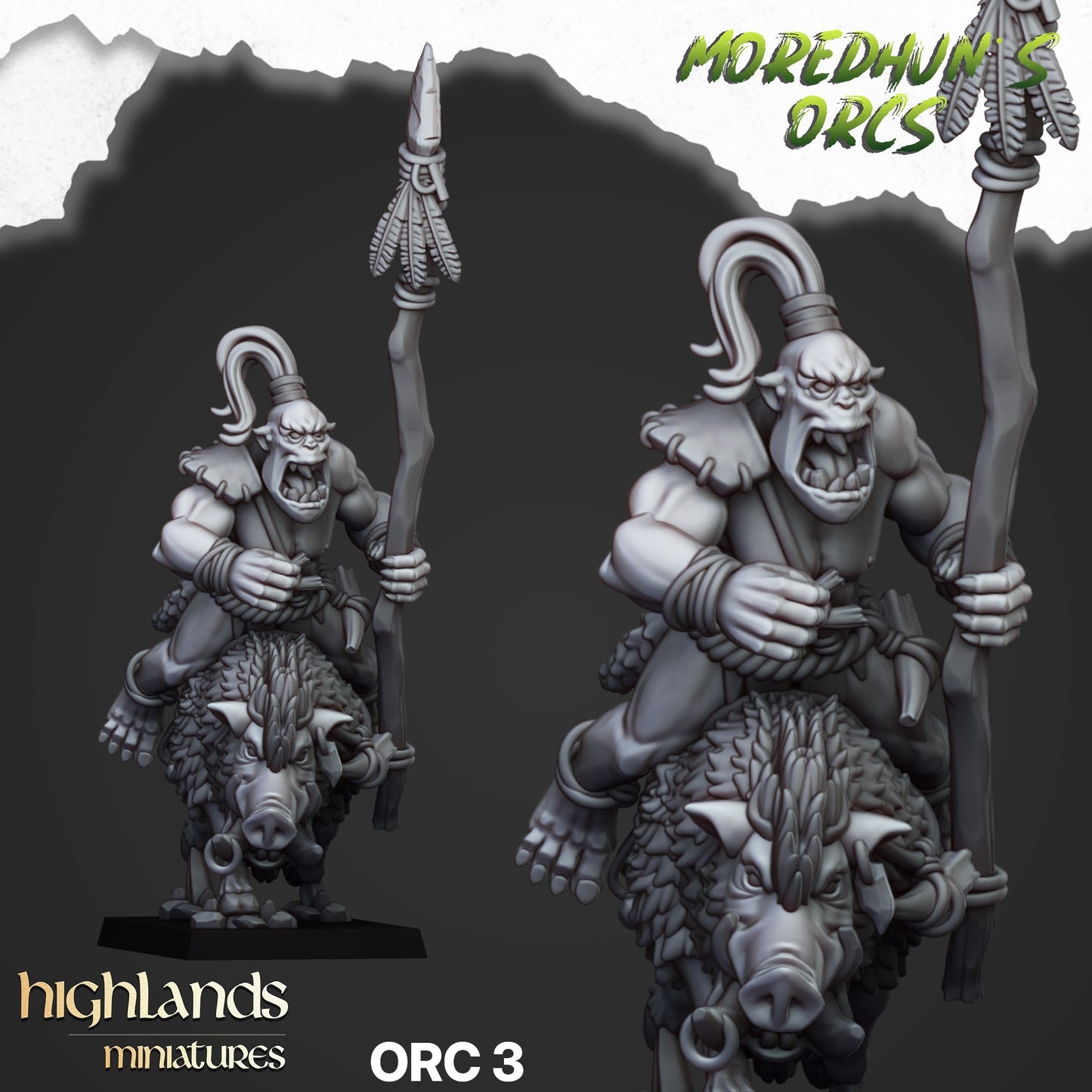 Mounted Cave Orcs