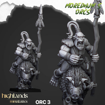 Mounted Cave Orcs