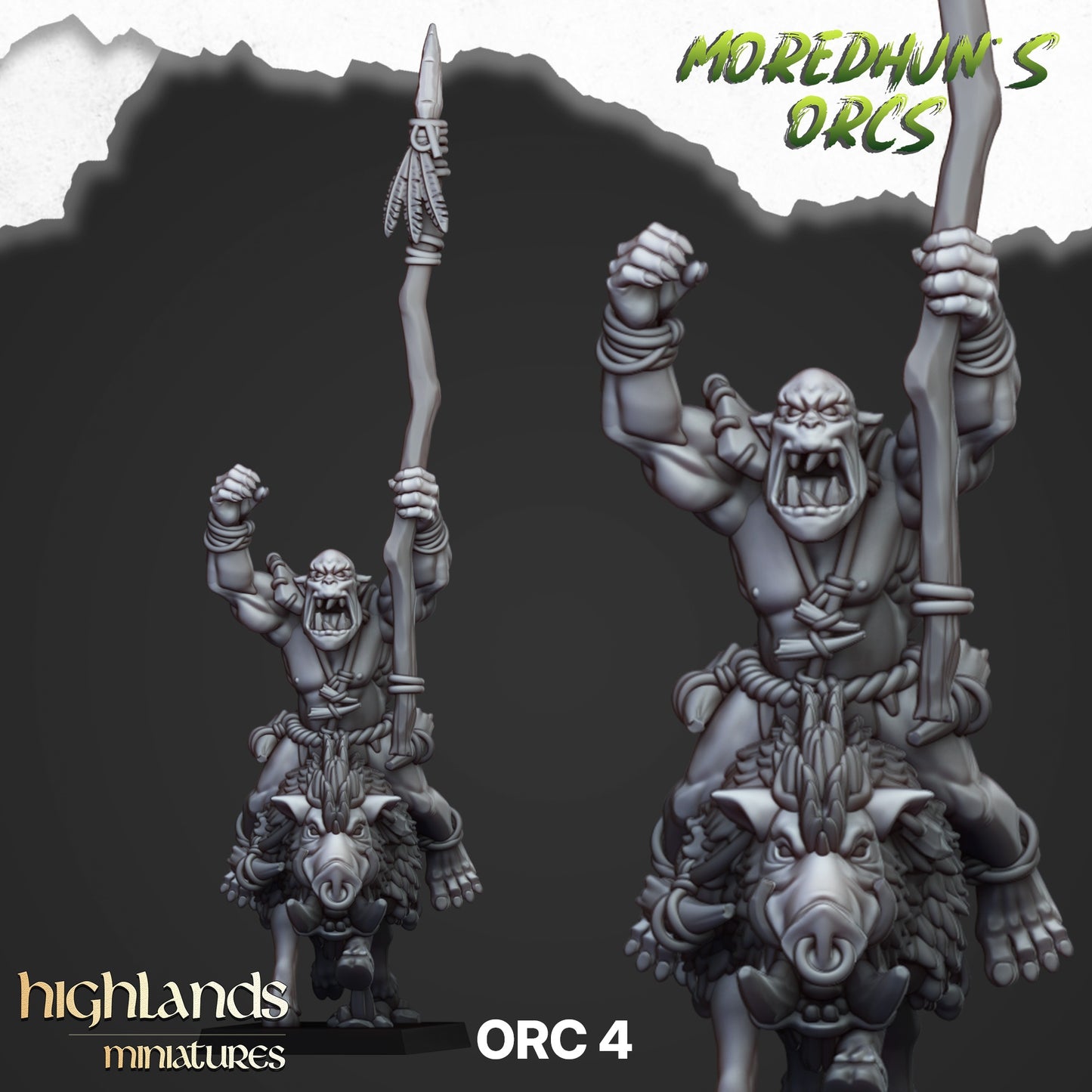 Mounted Cave Orcs