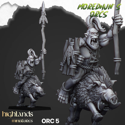 Mounted Cave Orcs