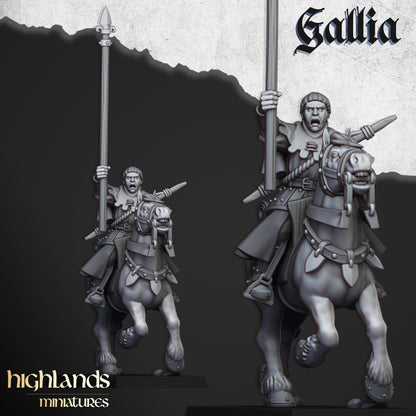 Mounted Men at Arms | Gallia, the Medieval Kingdom | Highlands Miniatures