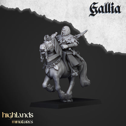 Mounted Men at Arms | Gallia, the Medieval Kingdom | Highlands Miniatures