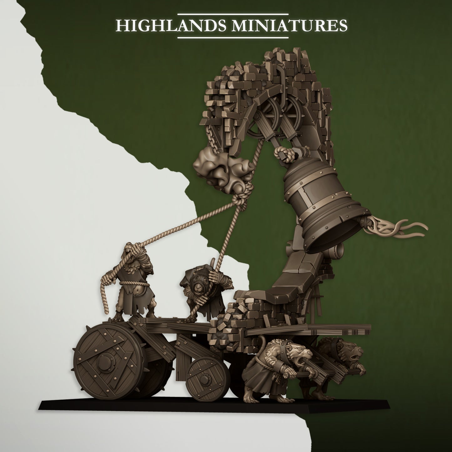 Moving Sewer | Sewer Vermin | Highlands Miniatures