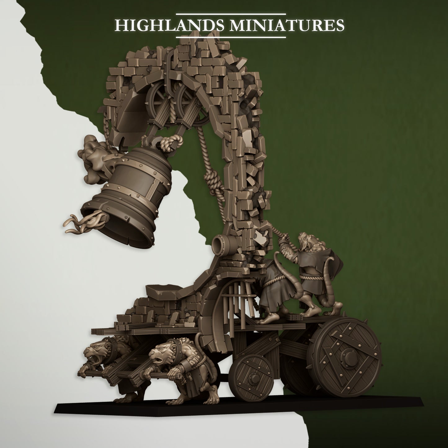 Moving Sewer | Sewer Vermin | Highlands Miniatures