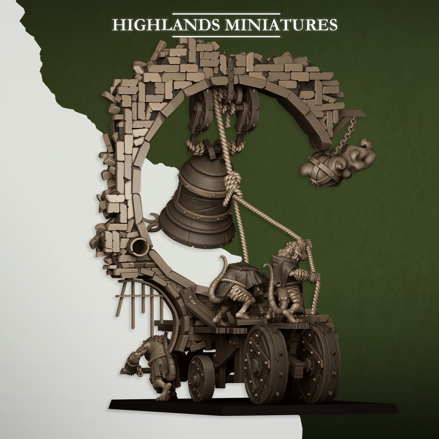 Moving Sewer | Sewer Vermin | Highlands Miniatures