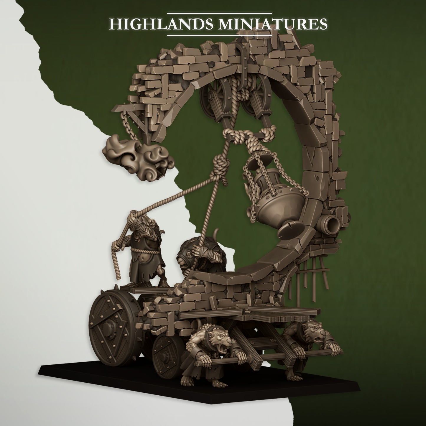 Moving Sewer | Sewer Vermin | Highlands Miniatures