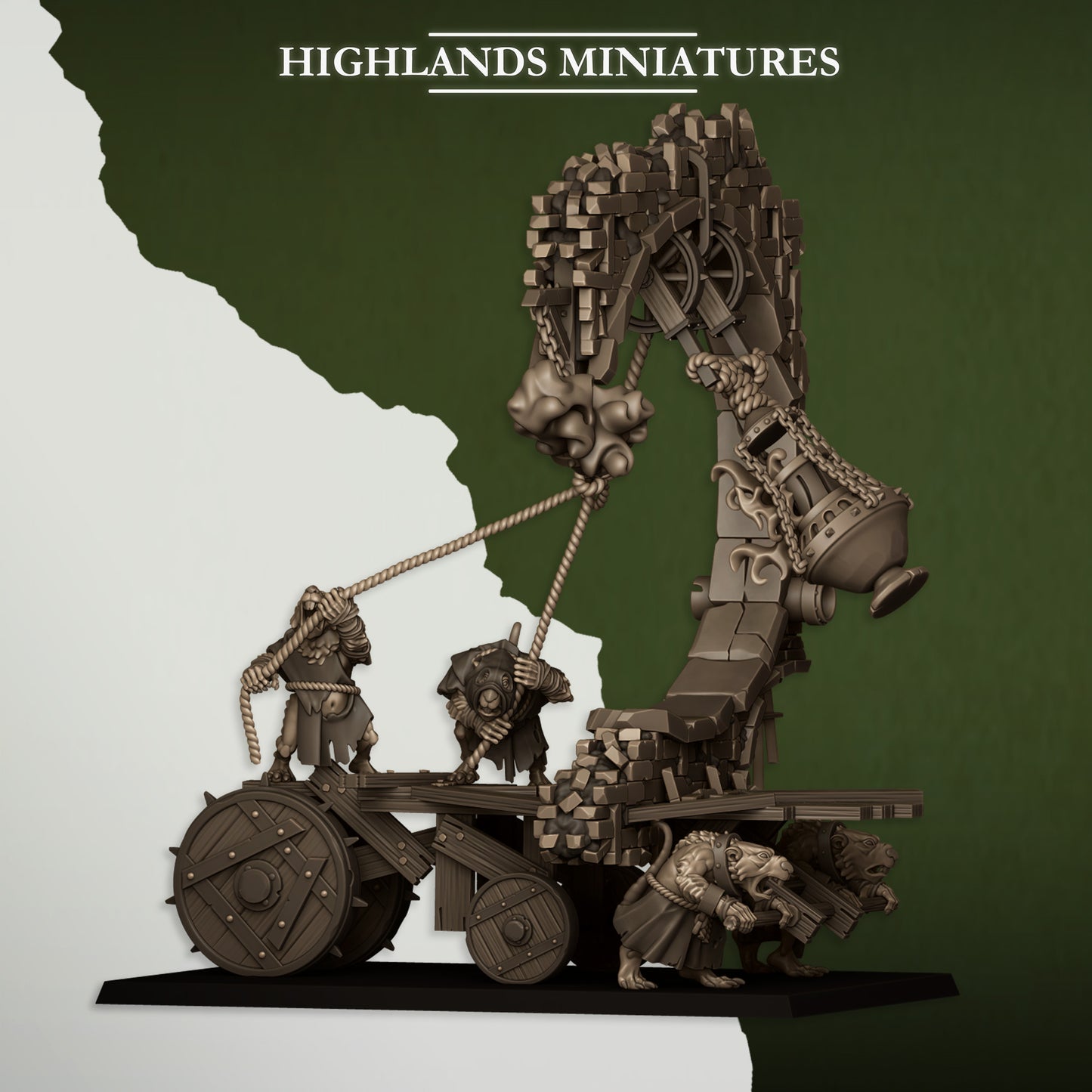 Moving Sewer | Sewer Vermin | Highlands Miniatures