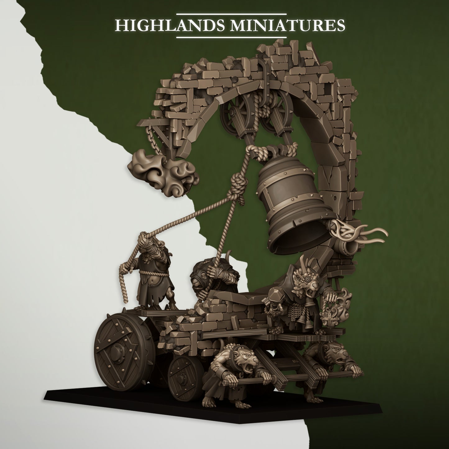 Moving Sewer | Sewer Vermin | Highlands Miniatures