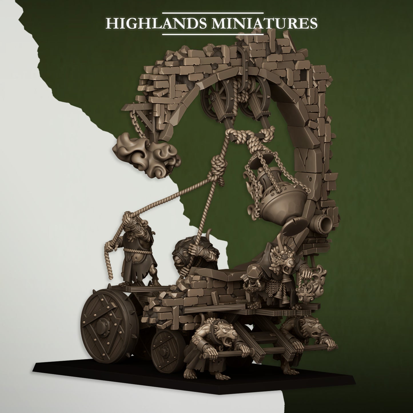 Moving Sewer | Sewer Vermin | Highlands Miniatures