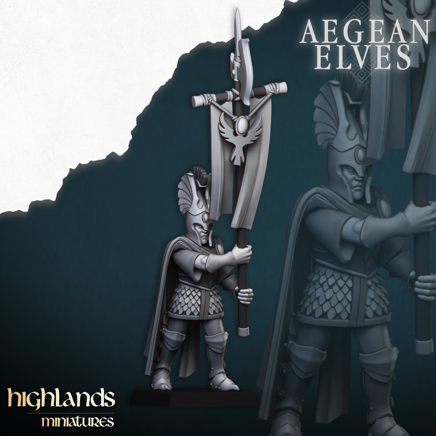 Aegean Elves Mycenaean Guard | Highlands Miniatures