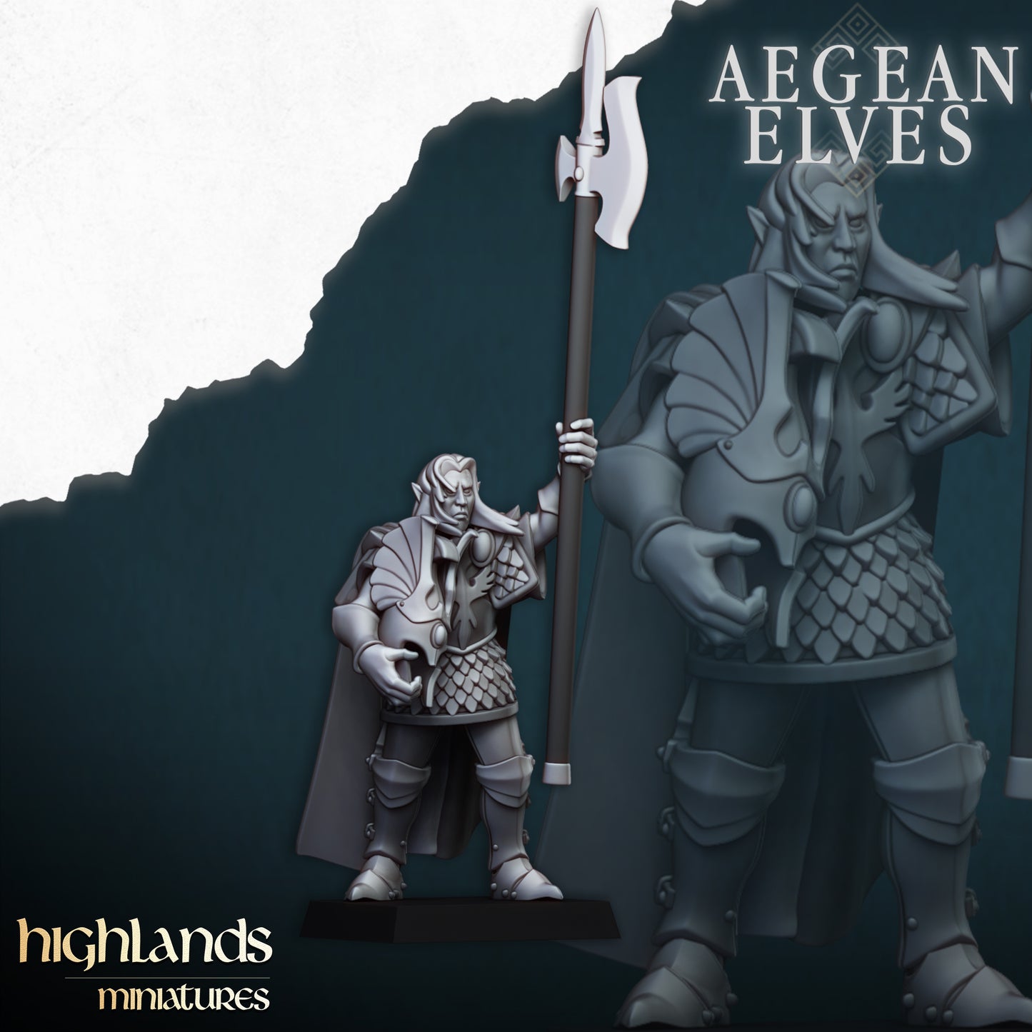 Aegean Elves Mycenaean Guard | Highlands Miniatures