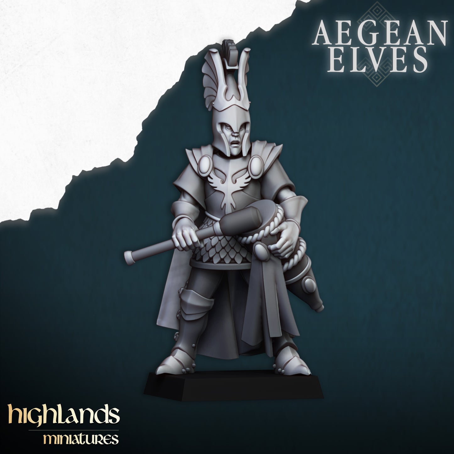 Aegean Elves Mycenaean Guard | Highlands Miniatures