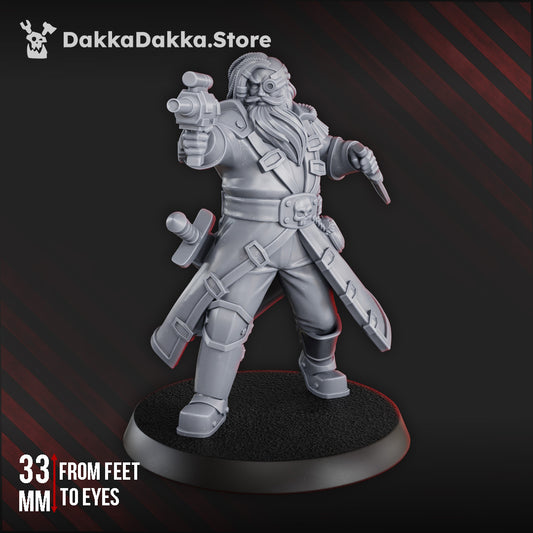 Theodore The Grandee, Headhunter | Rock Head Gangs | Dakka Dakka