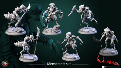 Memorants set | Monstrooffice | Resin 3D Printed Miniature | White Werewolf Tavern | DnD