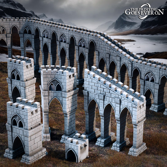 Modular Aqueduct | Tales of the Northern Kingdom | Terrain | MESBG | The Printing Goes Ever On