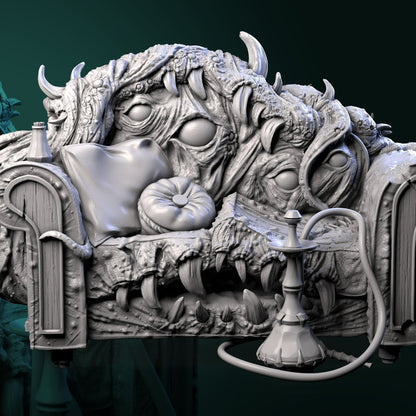 Monster supervisor | Monstrooffice | Resin 3D Printed Miniature | White Werewolf Tavern