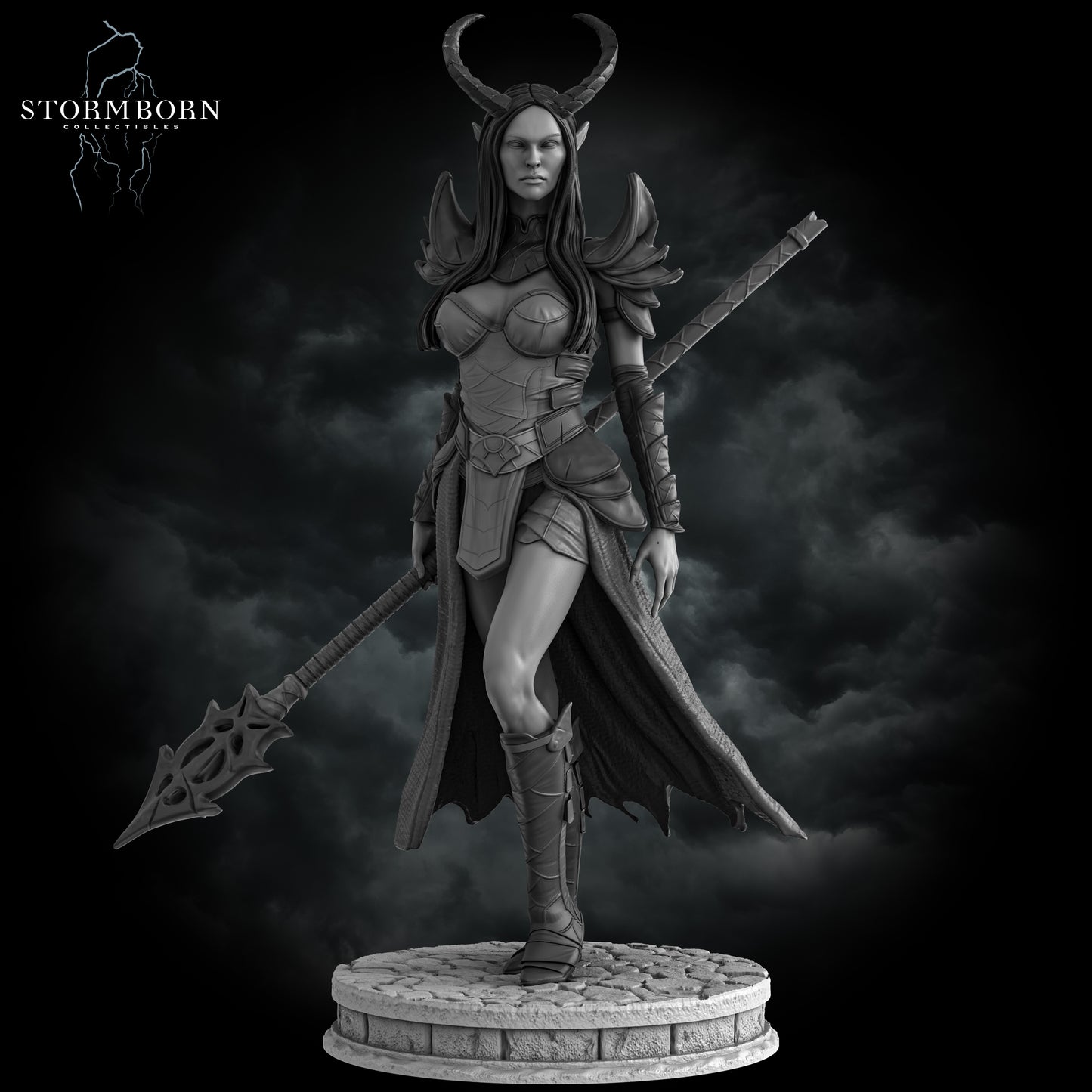 Morrigan the Tiefling Sorceress | Stormborn Collectibles