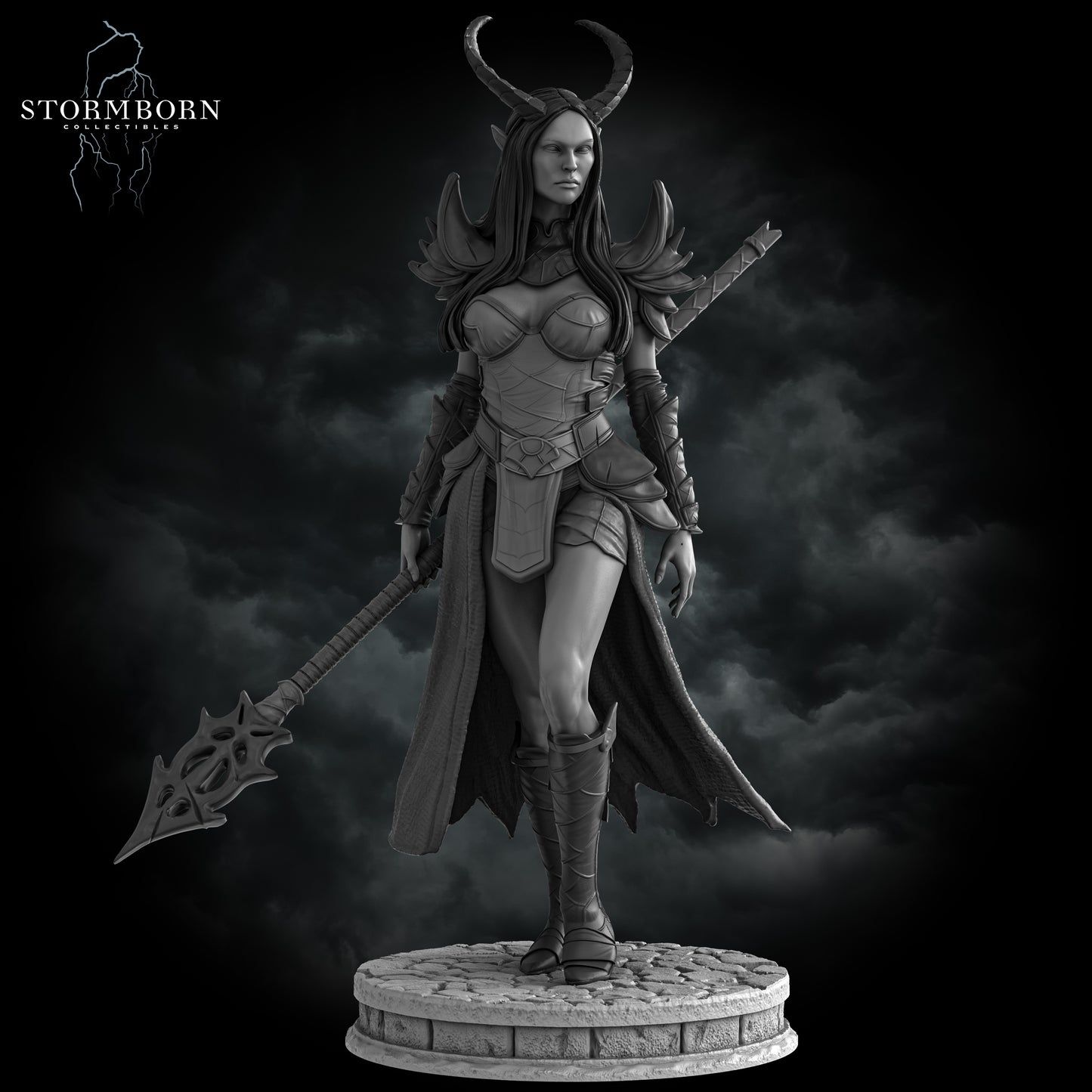 Morrigan the Tiefling Sorceress | Stormborn Collectibles