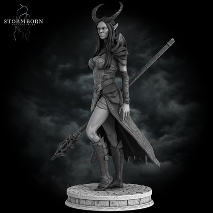 Morrigan the Tiefling Sorceress