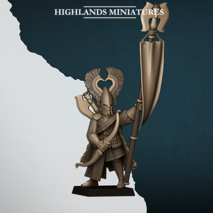 Nemean Lions with Bows Command Group | Aegean Elves | Highlands Miniatures