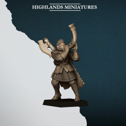Nemean Lions with Bows Command Group | Aegean Elves | Highlands Miniatures