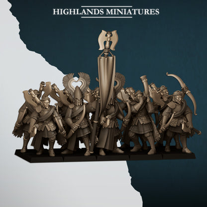 Nemean Lions with Bows | Aegean Elves | Highlands Miniatures