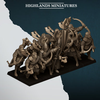 Nemean Lions with Bows | Aegean Elves | Highlands Miniatures