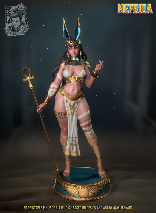 Nefrida - Egyptian Priestes | Pinups | Ronin Arts Workshop