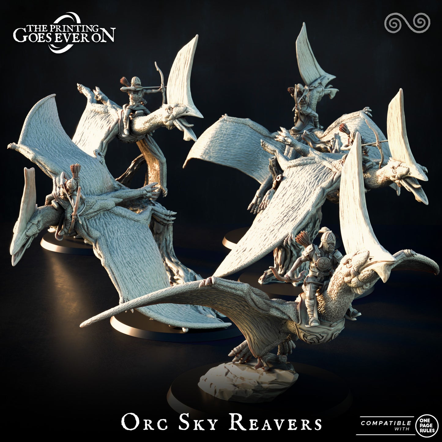 Orc Sky Reavers with Grimwing Companion