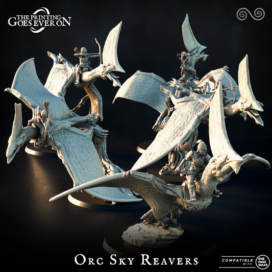 Orc Sky Reavers with Grimwing Companion